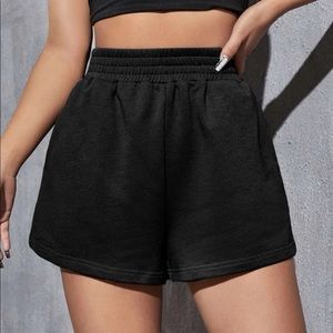 Black Sweatshorts